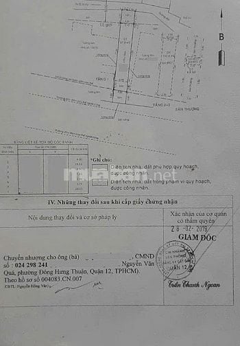 Bán nhà đường TCH35 phường Tân Chánh Hiệp, Quận 12, 4x25m, 3 tầng