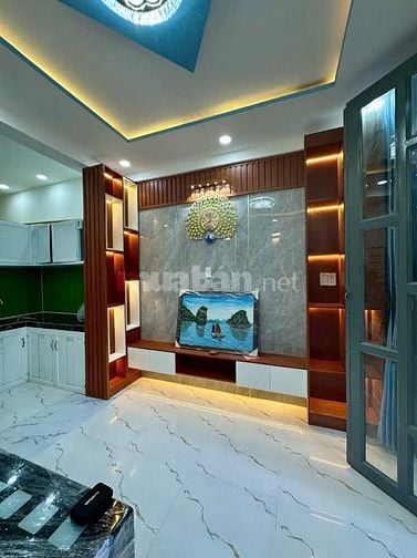 3,48 tỷ 1 lầu ngang rộng 3,8 x 7 nhà mới ở liền Hưng Phú P8 Q8