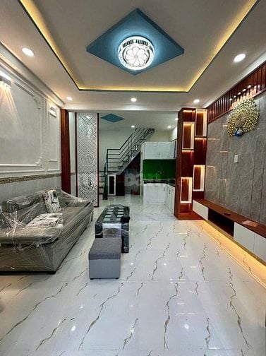  3,48 tỷ 1 lầu ngang rộng 3,8 x 7 nhà mới ở liền Hưng Phú P8 Q8