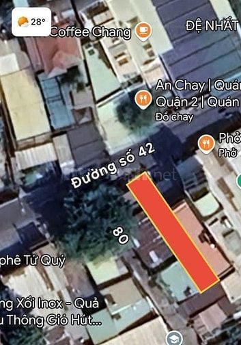 Bán đất mặt tiền đường 42 Bình Trưng Đông Quận 2 giá 11 tỷ