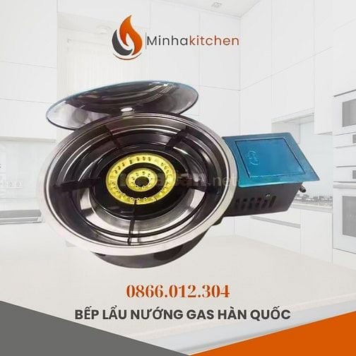 Bếp Lẩu Nướng Không Khói Bằng Khí Gas - Bếp Lẩu Nướng Gas Hàn Quốc