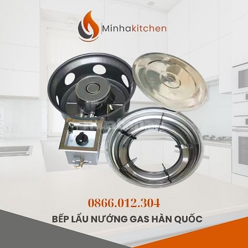 Bếp Lẩu Nướng Không Khói Bằng Khí Gas - Bếp Lẩu Nướng Gas Hàn Quốc