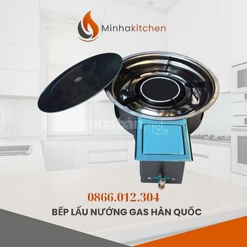 Bếp Lẩu Nướng Không Khói Bằng Khí Gas - Bếp Lẩu Nướng Gas Hàn Quốc