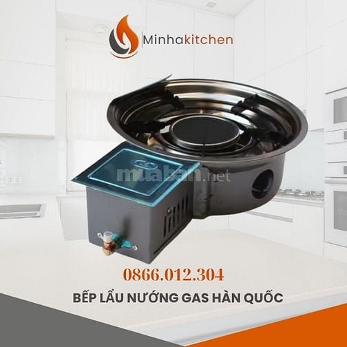 Bếp Lẩu Nướng Không Khói Bằng Khí Gas - Bếp Lẩu Nướng Gas Hàn Quốc