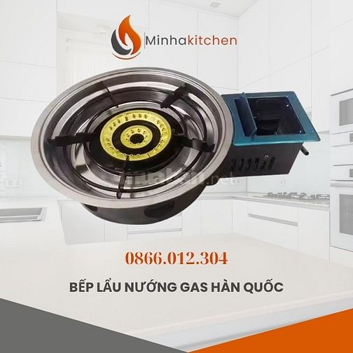 Bếp Lẩu Nướng Không Khói Bằng Khí Gas - Bếp Lẩu Nướng Gas Hàn Quốc