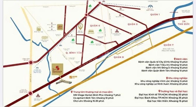 Sei Harmony, Khu nhà phố compound mặt tiền Lê Tấn Bê