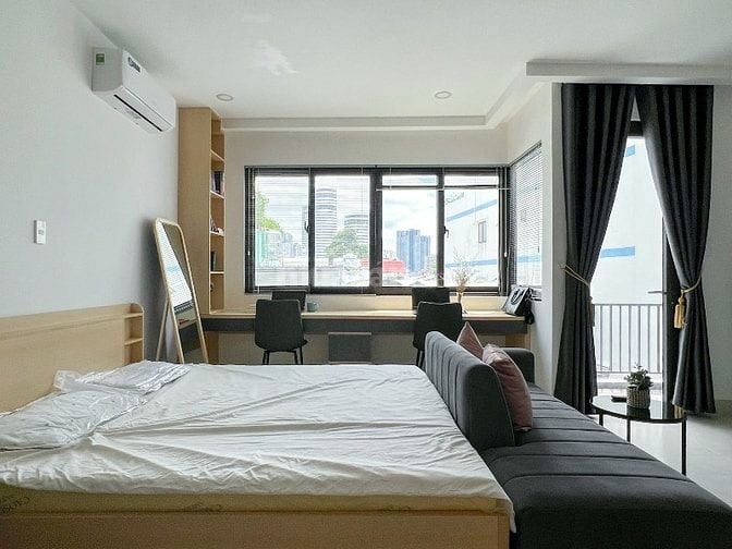 Căn hộ studio balcony thiết kế sang trọng, hiện đại, Quận 2