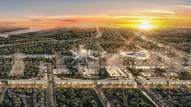 Biệt thự song lập ngay đối diện trung tâm hành chính mới Hải Phòng
