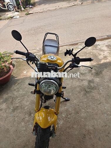 Moto mini hunter xe zin vàng đen dung tích 110