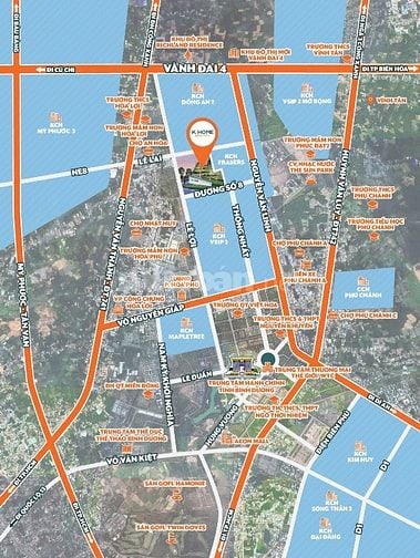 Nhà ở thương mại 5x18m 1 lửng 2 lầu dự án K HOME NEW CITY