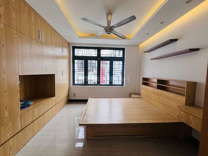 Bán nhà rẻ đẹp hxh 4 lầu (4,3x12) 600/12 ạ QUANG TRUNG P11 Gò Vấp