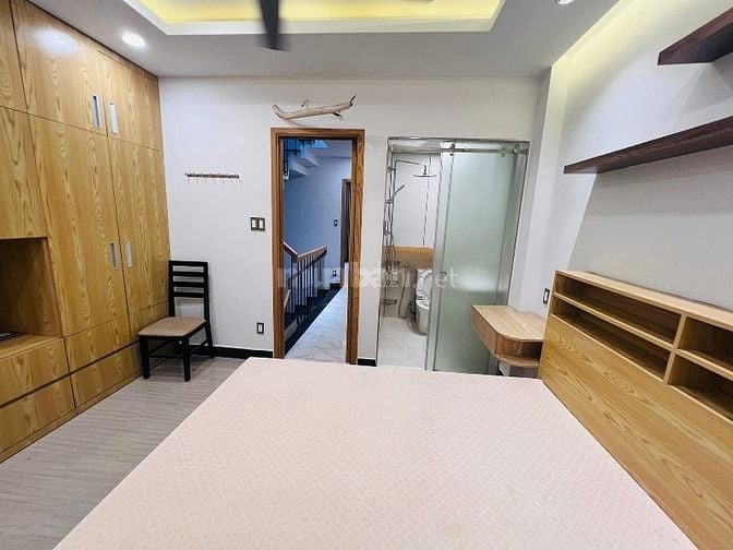 Bán nhà rẻ đẹp hxh 4 lầu (4,3x12) 600/12 ạ QUANG TRUNG P11 Gò Vấp