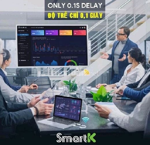 Bộ HDMI không dây SmartK HDWL30M phát ổn định đến 30m