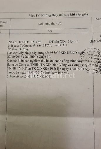 BÁN nhà mặt tiền kinh doanh, LÝ THƯỜNG KIỆT, QUẬN 10