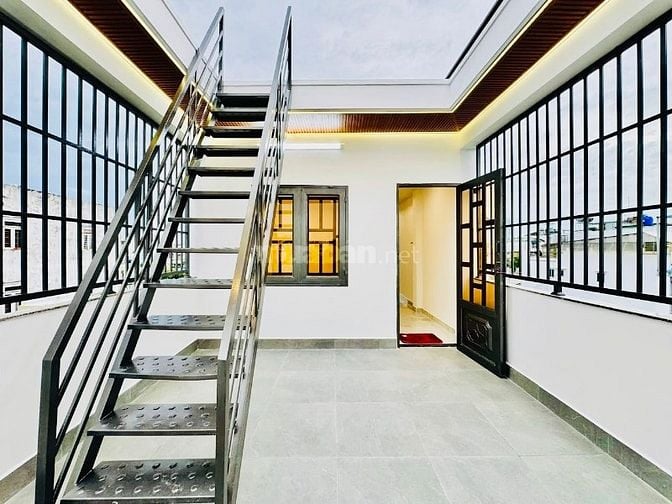 Bán nhà 2 mặt hẻm xe hơi đẹp 4 lầu (4x18) 458/7A Nguyễn Văn Khối p9 Gv