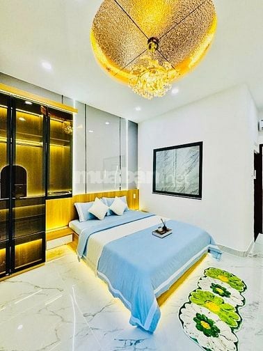 Bán nhà 2 mặt hẻm xe hơi đẹp 4 lầu (4x18) 458/7A Nguyễn Văn Khối p9 Gv