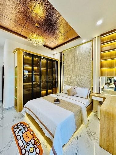 Bán nhà 2 mặt hẻm xe hơi đẹp 4 lầu (4x18) 458/7A Nguyễn Văn Khối p9 Gv