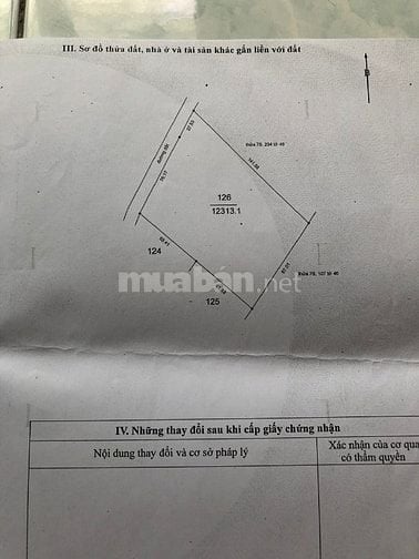 12313m2 đất vườn MT Kênh Rạch Bần (104x124) DT816 chỉ 600m Giá 19,5 tỷ