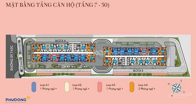 Chính chủ cần bán lại căn hộ B0712 - 2PN tại dự án Phú Đông Skyone