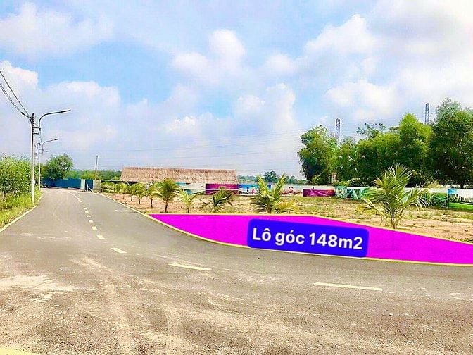 Cần Bán Lô Đất Góc 148m2 Mặt Tiền Nhựa 8m Tại Tân Định Bến Cát 