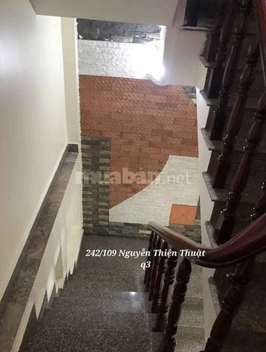 CHO THUÊ NHÀ NGUYÊN CĂN - 3PN, 3WC, 164m2, giá tốt tại Bàn Cờ, P3, Q3