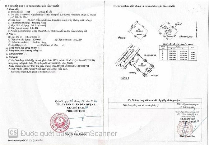 Bán Nhà 3 tầng Dt 180m2 Sổ Hồng Riêng P Phú Hữu