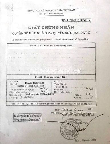 Bán nhà Bình Thạnh, Mt Nguyễn Thiện Thuật, 84,4m² đất , 3 tầng