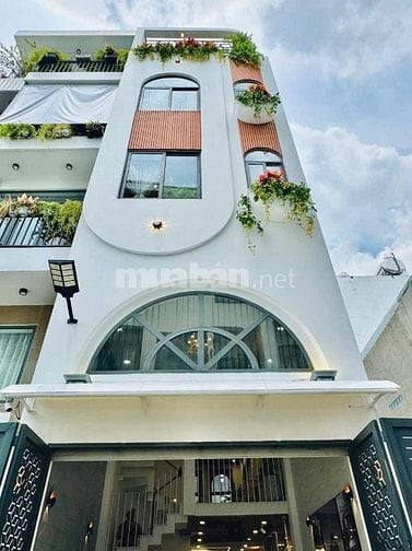 Bán nhà 4,5 tầng hẻm 6m Full nội thất Thang máy p9 Gò Vấp