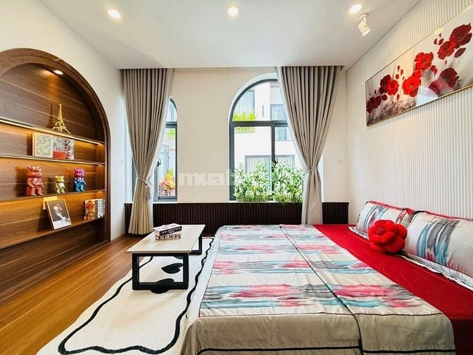 Bán nhà 4,5 tầng hẻm 6m Full nội thất Thang máy p9 Gò Vấp