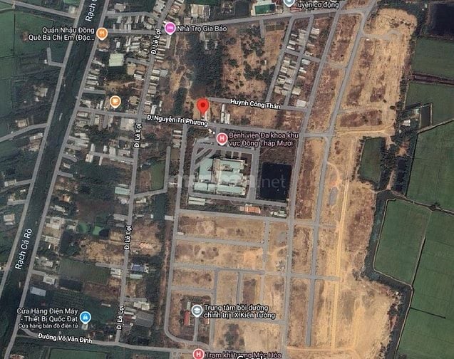100m2 thổ cư (5x20) đường Nguyễn Tri Phương TX Kiến Tường Giá 1,65 tỷ