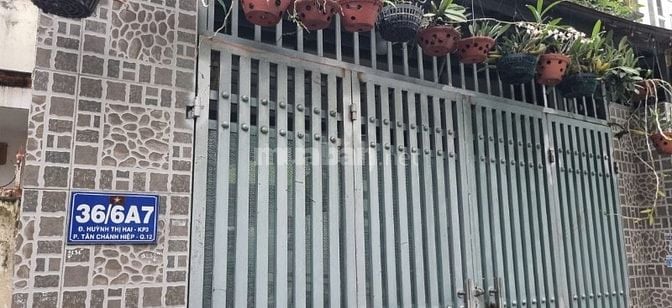BÁN NHÀ ĐƯỜNG HUỲNH THỊ HAI, GẦN UBND PHƯỜNG TCH, HXH, SHR