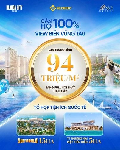 DỰ ÁN CĂN HỘ CAO CẤP BLANCA CITY - SUN GROUP