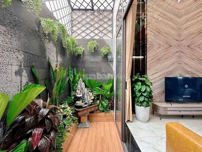 HƯƠNG LỘ 2, XE HƠI NGỦ TRONG NHÀ, 5 TẦNG THIẾT KẾ MẪU HIỆN Đ