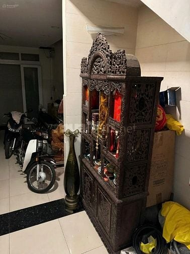 NHÀ BÁN MẶT TIỀN TRẦN VĂN KIỂU Q6 NỘI THẤT GỖ CAO CẤP GIÁ 13,5 TỶ 