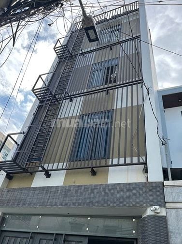 Bán Toà nhà CHDV Phan Huy Ích p12 DT:4,6x23 6 lầu 19p, khoán 60tr/th