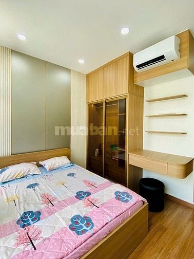 Bán nhà 1 trệt 3 lầu nội thất hẻm trước nhà 5m Đs 9 p16 41m2 giá 5,879