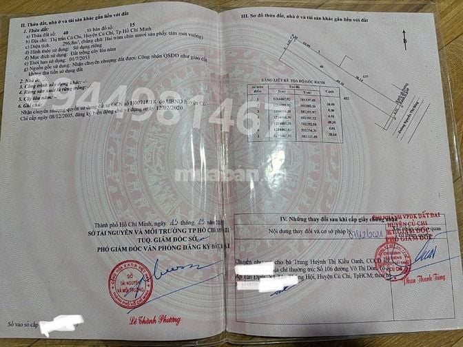 CHỦ NGỘP BÁN 296M2 ĐẤT MẶT TIỀN THỊ TRẤN CỦ CHI GIÁ 750 TRIỆU SHR 