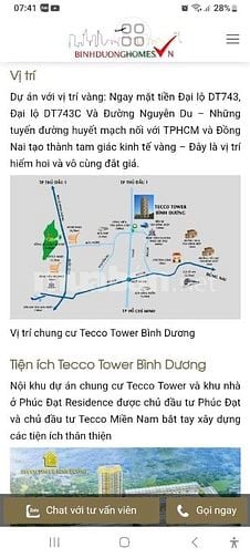 Bán căn hộ Tecco Tower, sổ hồng, chính chủ, gần Kcn Vsip1