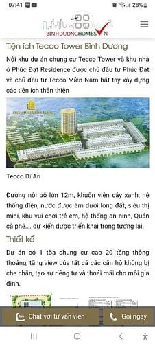 Bán căn hộ Tecco Tower, sổ hồng, chính chủ, gần Kcn Vsip1
