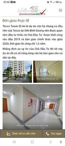 Bán căn hộ Tecco Tower, sổ hồng, chính chủ, gần Kcn Vsip1