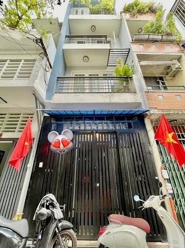 CHỦ GẤP BÁN GIẢM 600TR Nguyễn Đình chiểu Q3.Giá 7tỷ.DT54m2, 4 tầng, 4.