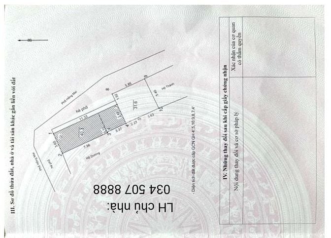 Bán nhà mặt phố, ngã 3 Hồng Mai-Bùi Ngọc Dương, Q.Hai Bà Trưng, Hà Nội