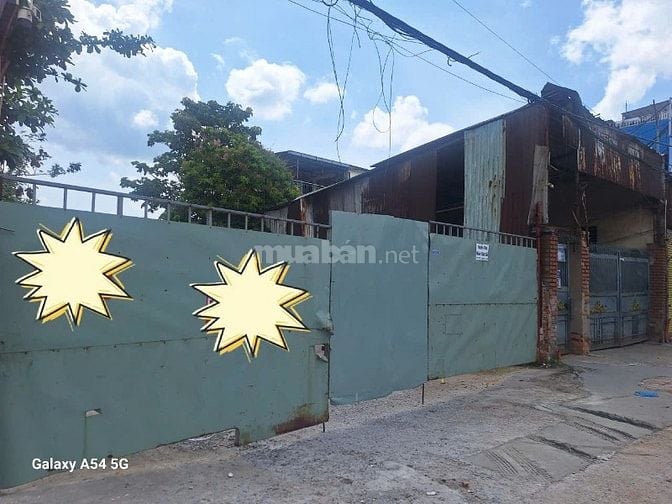 Cho thuê Kho xưởng 1600m2 Mặt Tiền Hà Huy Giáp, P.Thạnh  Lộc, Q12.