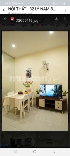 Cho thuê căn hộ đẹp, đủ đồ, DT 50m2 khu TT 32 Lý Nam Đế, an ninh tốt