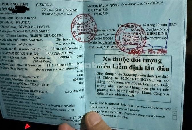 CẦN BÁN XE HYUNDAI I10 BẢN ĐẶC BIỆT - ĐỜI 2024, XE MỚI ĐẸP