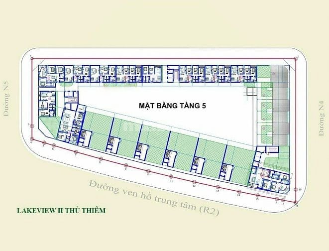 Bán Căn hộ tại Thủ Thiêm Lakeview gồm 3 phòng ngủ view L81 105m2