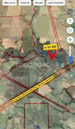 2.516m đất Nông nghiệp giá 250tr giáp suối tại Ninh Thượng - Ninh Hoà