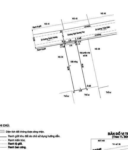 Bán đất Ngô Quang Huy Thảo Điền, vị trí hiếm, 214m², ngang 7,5m