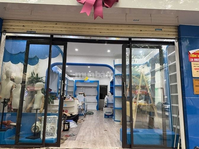Cho thuê nhà 100m2 x 3T Mặt Phố Lãng Yên HBT - HN 