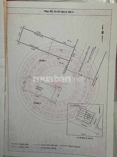 🌷 🌷 🌷 BÁN NHÀ MẶT TIỀN : 50 - 52 ĐƯỜNG SỐ 7 CƯ XÁ BÌNH THỚI - P. 8 